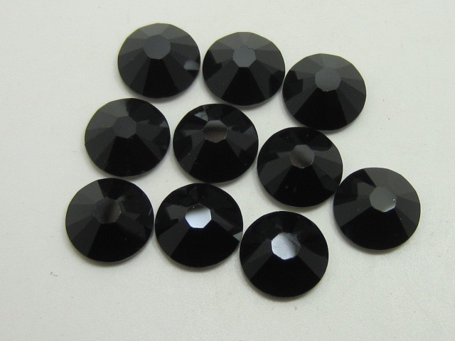 1 Gross 10ss JET HOTFIX European Rhinestones